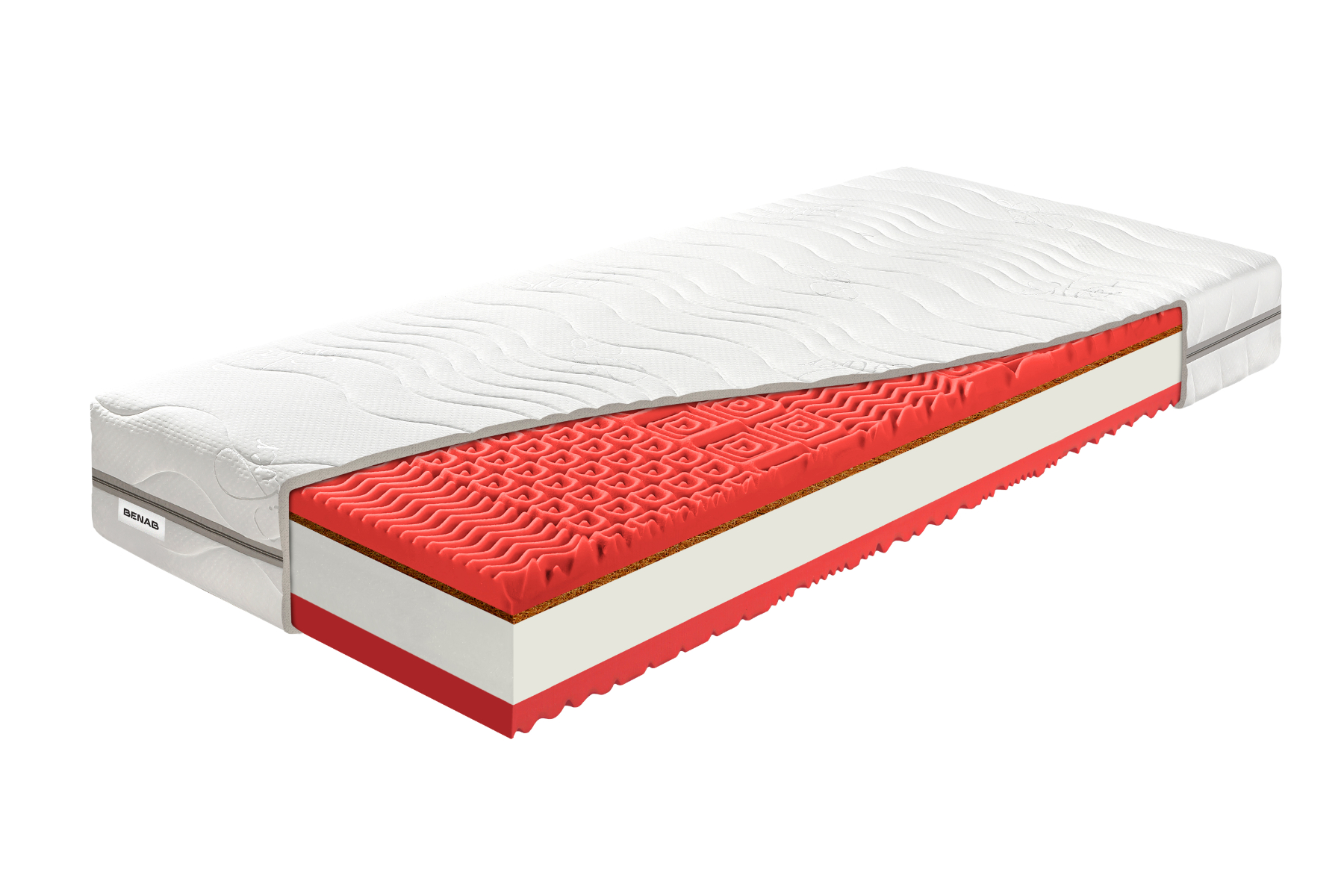 Matrac Benab Zero Hard&Medium 20 Plus 80 x 200 cm